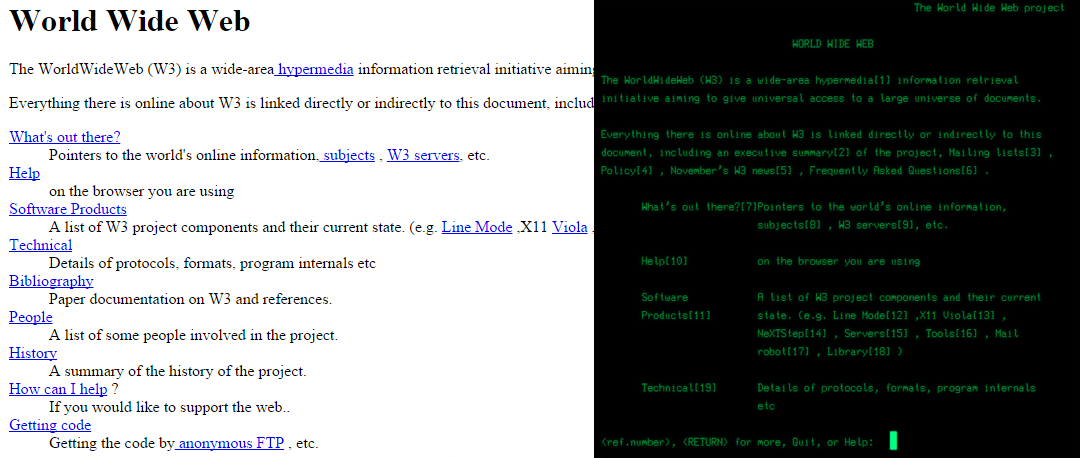 First site in the Internet
